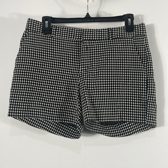 Banana Republic Black, White,Print, Dress,Casual, Shorts, Size 4 - Picture 1 of 5